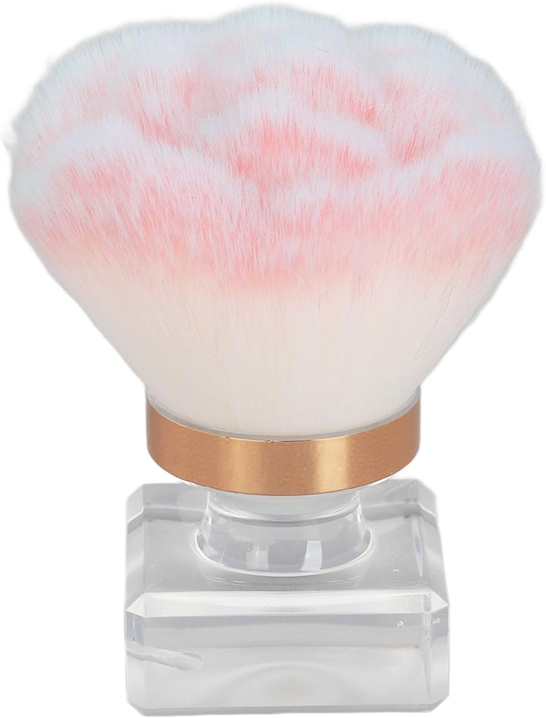 Nail Art Dust Removal Brushes, Pink Nail Art Powder Brushes Versatile Ergonomic 2 Set for Makeup image number 5