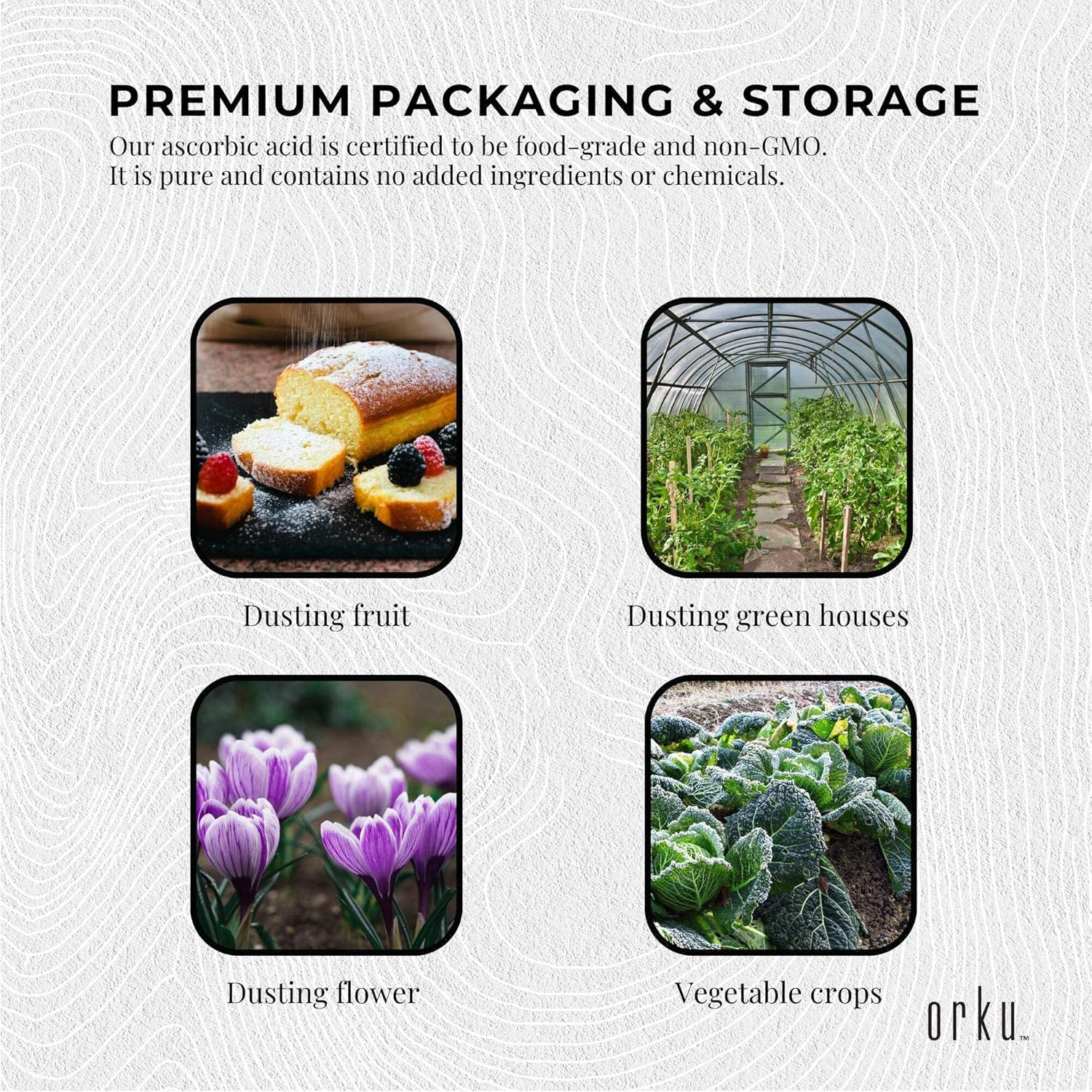 5Kg Vitamin C Powder in Tub L-Ascorbic Acid Pure Pharmaceutical Grade Supplement image number 6