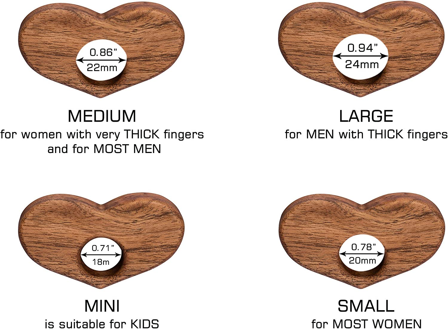 TILISMA Book Page Holder &ndash; Handmade Wooden Heart Reading Accessories (Small)