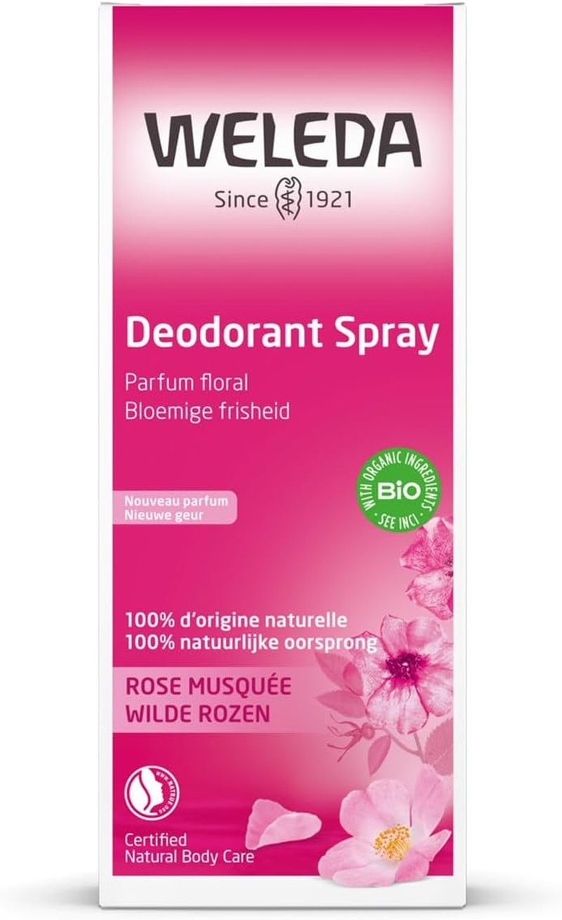 WELEDA Deodorant, Wild Rose, 100 Ml image number 2