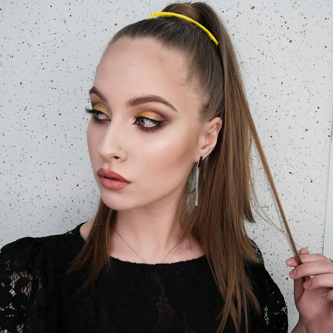 JAWUZ Pack of 3 Banana Clip Hair, Banana Clip Large, Large Banana Hair Clip, Banana Hair Clips, Women'S Thin Hairstyle, Banana Clip Hair Accessory for Women and Girls (Red, Green, Yellow) image number 3