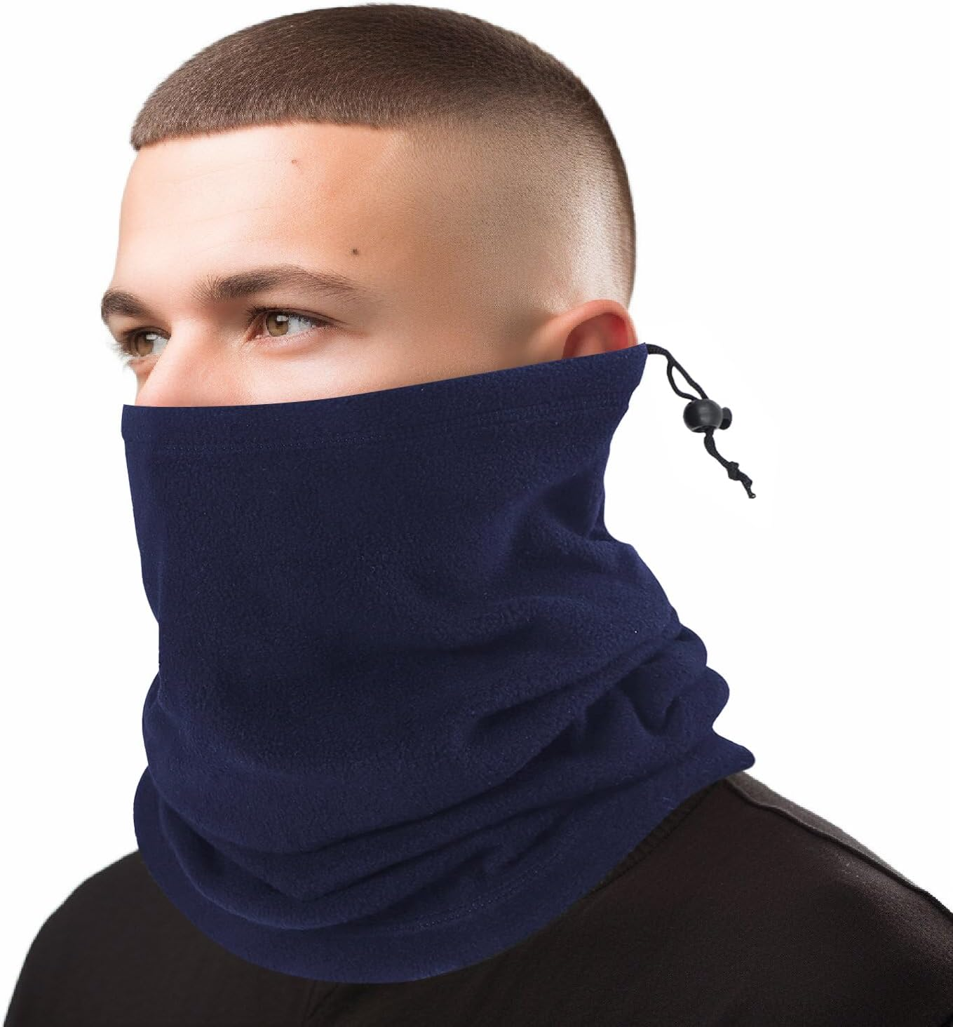 TOPTIE Unisex Warm Fleece Neck Gaiter - Soft & Stretchy Face Mask, Multifunctional Tube for Running, Cycling, Everyday Use