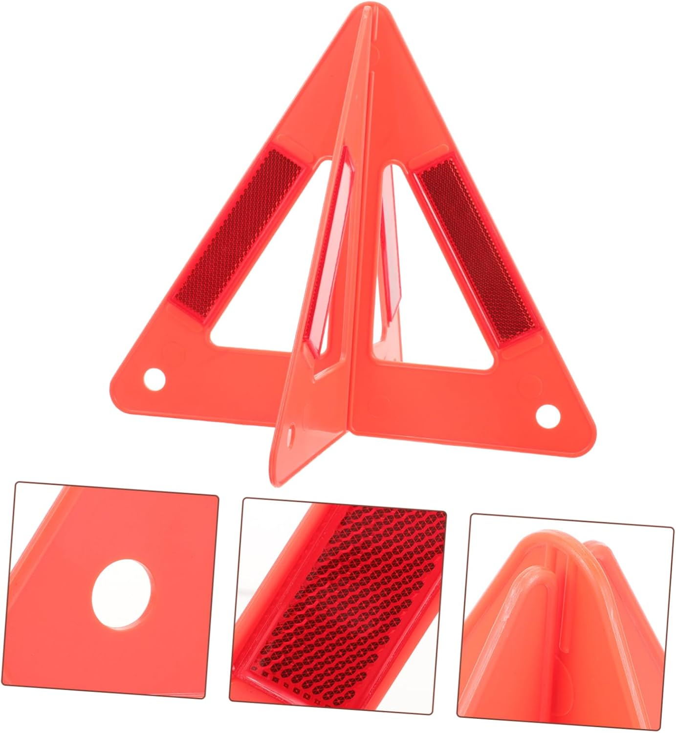 Car Safety Reflective Triangles Roadside Emergency Warning Triangle for Vehicle Breakdown Road Hazard Sign Reflective Auto Safety Tool for Australian Drivers