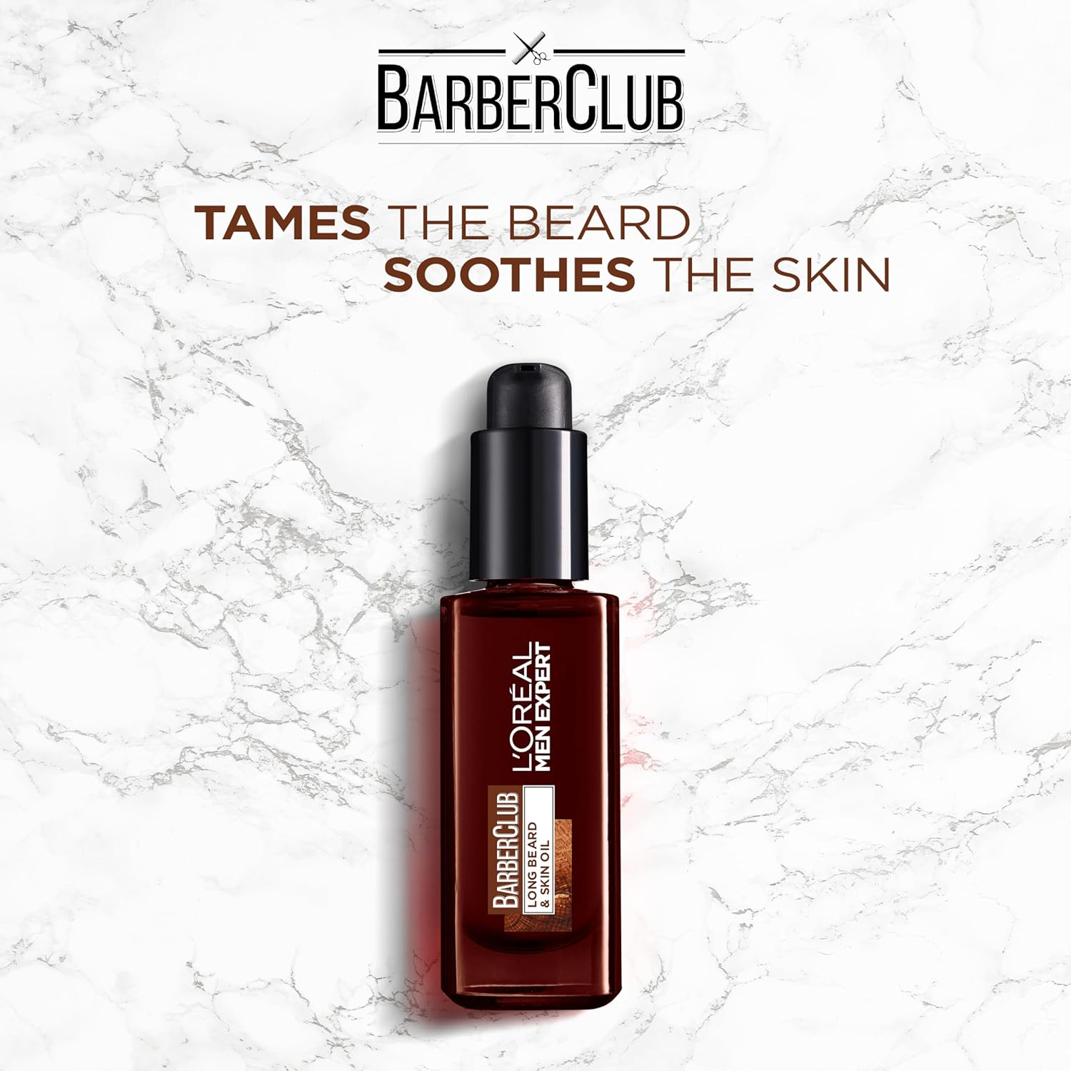L'Or&eacute;al Paris Men Expert, Barber Club Duo Set, Barber Club 3-In-1 Beard Face Hair Wash 200Ml + Beard Oil 30Ml image number 4