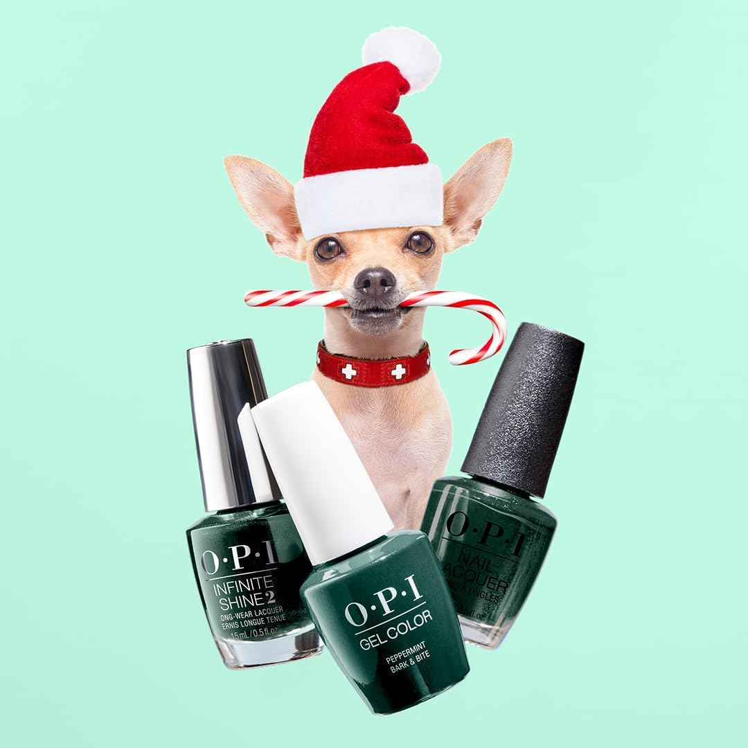 OPI Infinite Shine Peppermint Bark and Bite 15Ml image number 4