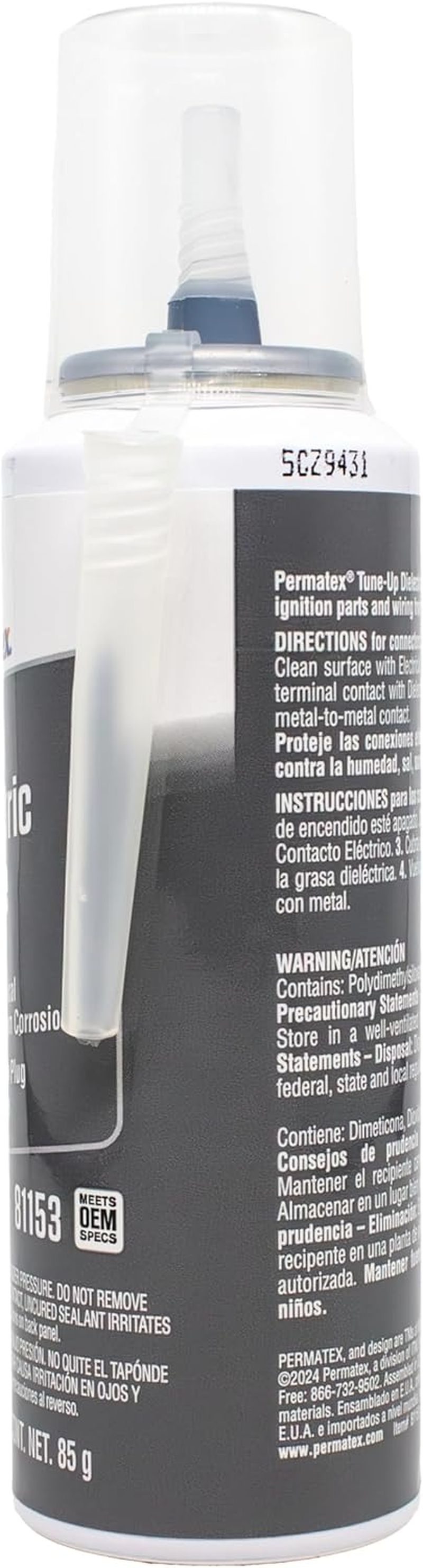 Permatex 81153 Dielectric Tune-Up Grease, 3 Oz. Powercan image number 1