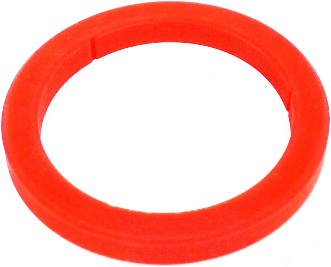 2X Silicone Brew Group Gasket - E61- Coffee Machine Brewing Group Head Seal for Gaggia Espresso and Most Espresso Machines (8MM, Red)