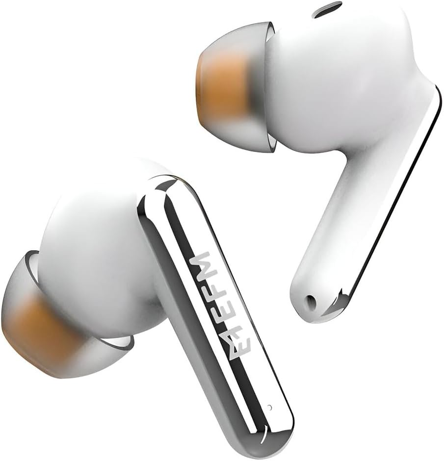 EFM Boston TWS Earbuds with Wireless Charging - White image number 1