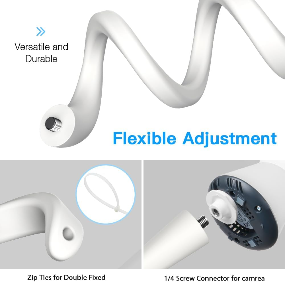 HOLACA Flexible Twist Mount Bracket for Vtech Vm5254,Vtech BM3350N Baby Monitor Camera image number 2