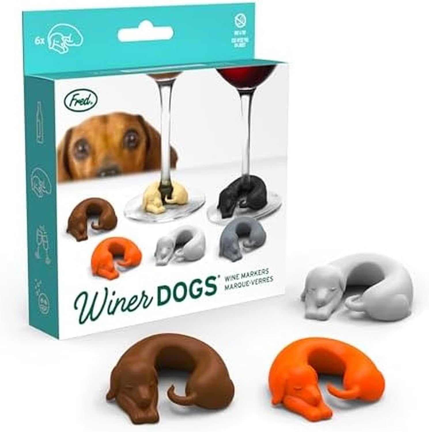 Fred & Friends SOCIAL CLIMBERS Koala Drink Markers image number 1