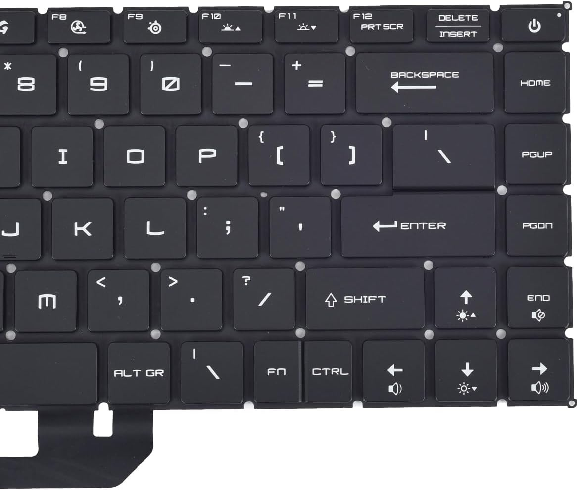 Replacement Keyboard for MSI GS66 Stealth 10SD 10SF 11UH 12UH GE66 Raider 10SF & MSI GP66 MS-1542 Stealth 15M Series Laptop, MSI GS66 Stealth with Per-Key RGB Backlit Keyboard US Layout image number 2