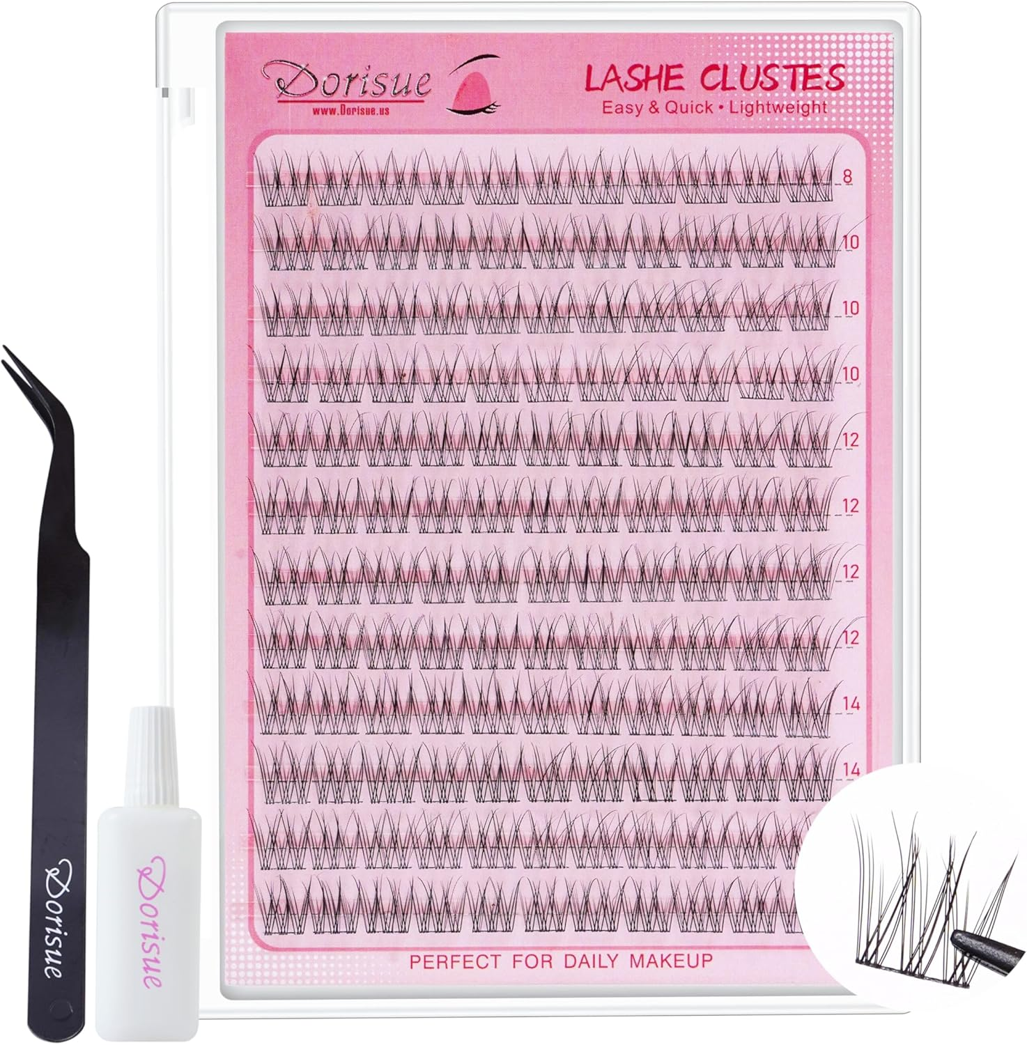 Luxury Mini Lash Application Kit - Premium Precision Tweezers & Professional-Grade Compact Adhesive, High-End Tools for Discerning DIY Lash Artists image number 5