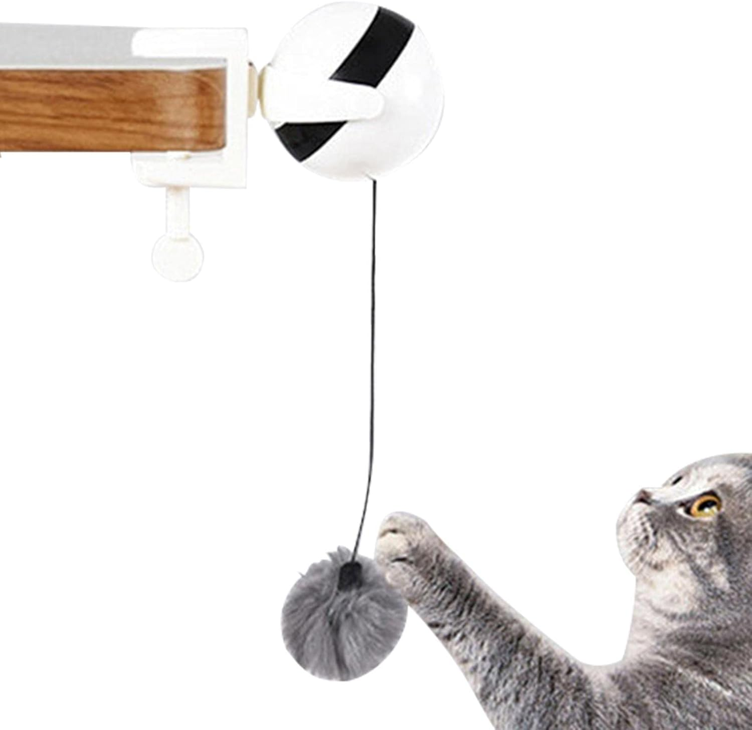 Cat Ball Toy, Battery-Powered Cat Toy, Interactive Cat Toy, Training Toys for Cats, Motorized Cat Ball, Clip-On Cat Toy, Fun Cat Toys, Stimulating Cat Play, Enriching Pet Toys, Cat Exercise Toy/89 image number 5