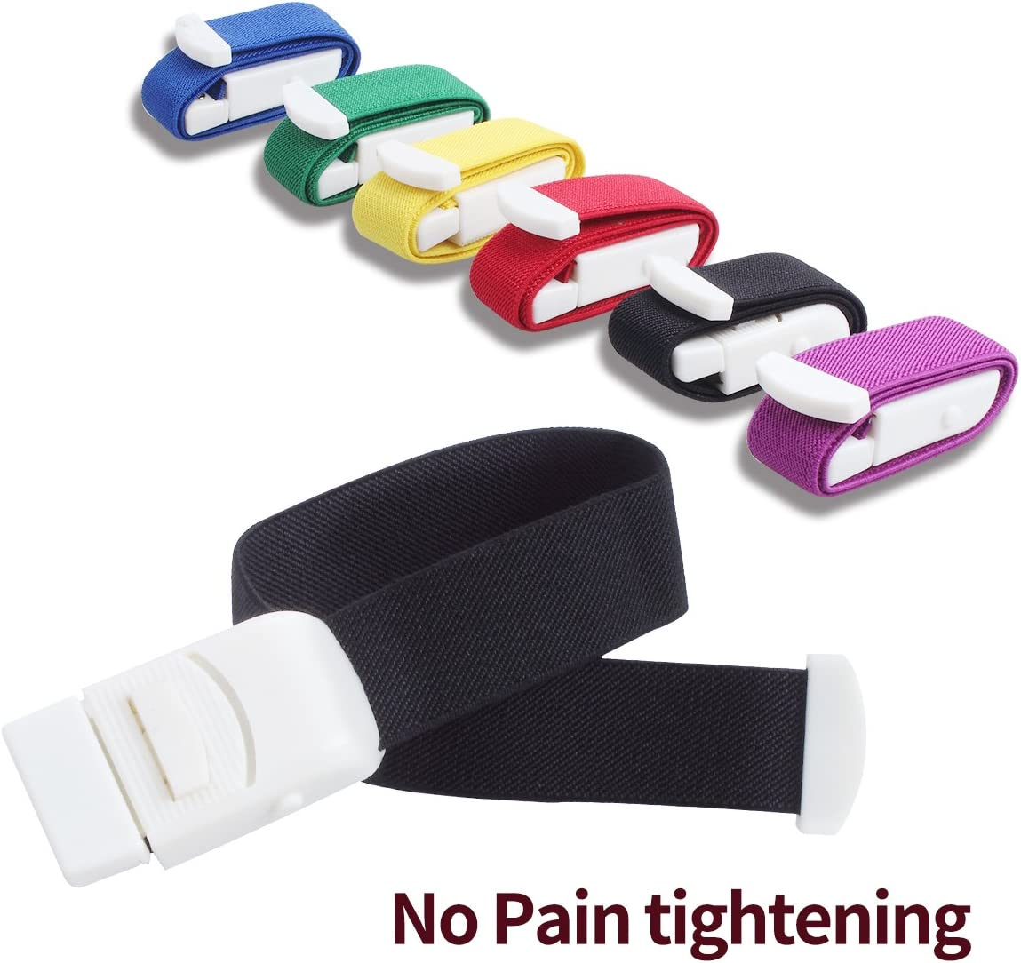 Ewinever 6-Pack Tourniquet Elastic First Aid Quick Release Medical Sport Emergency Buckle Band image number 2
