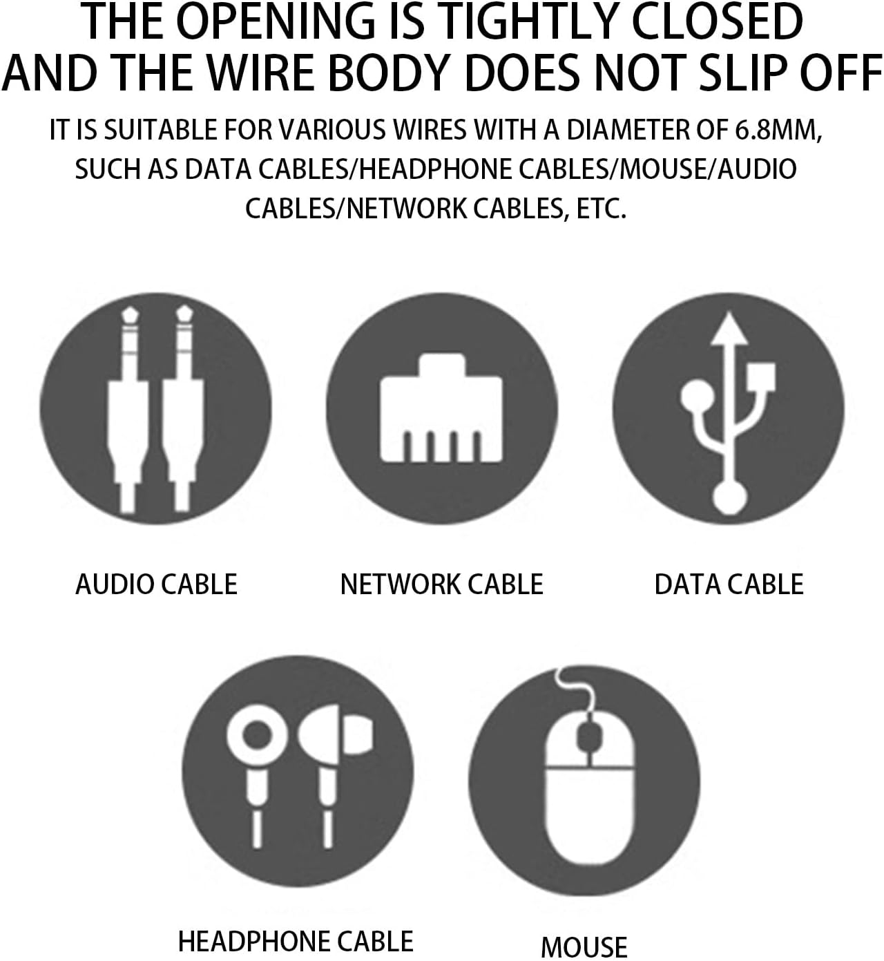 Magnetic Cable Clips | Multi-Purpose Cable Clips Magnetic Holder | Easy to Use Cable Clips for Nightstand for Electrical Appliances, Network Cable, Audio, Charger Shwing image number 1