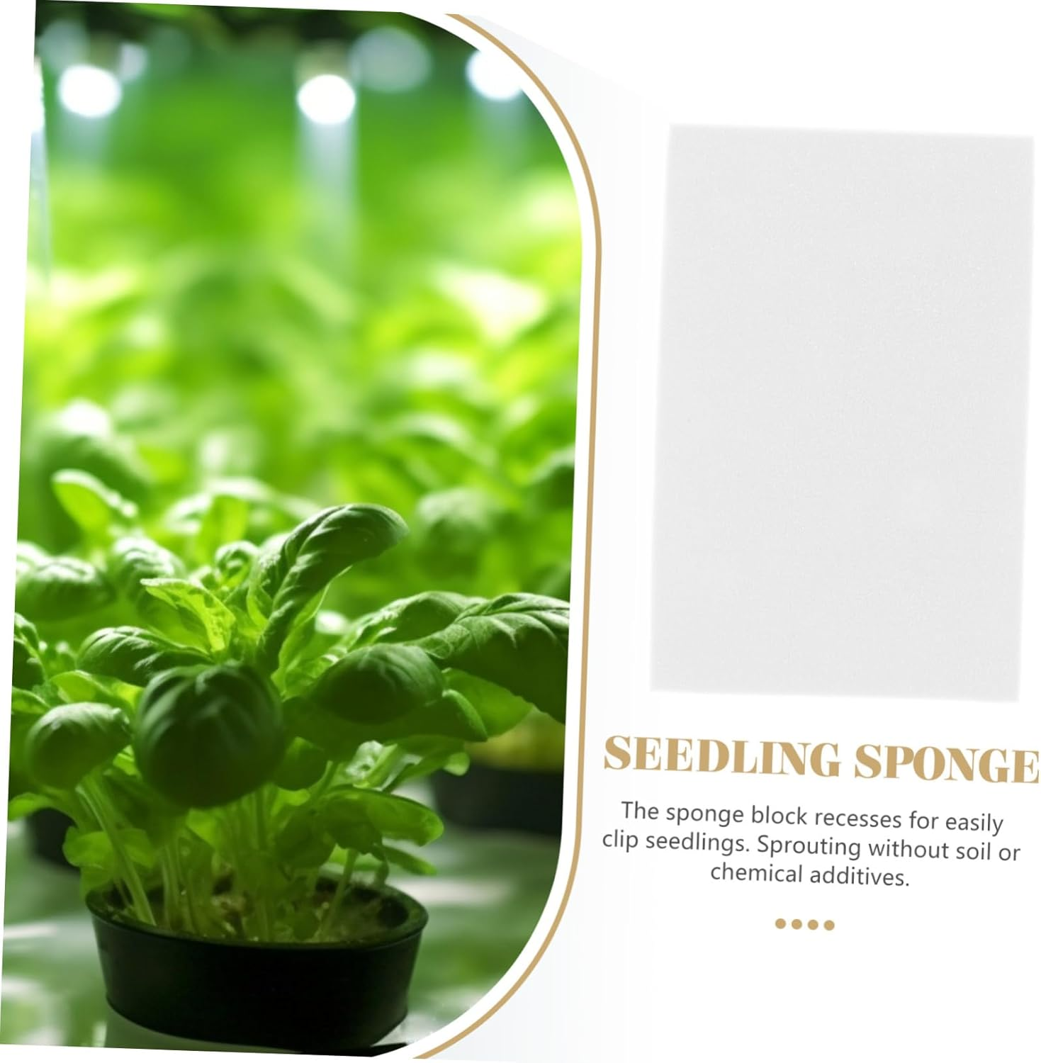 Kisangel Hydroponic Sponge Block Grow for Hydroponics Plant Accessories image number 1