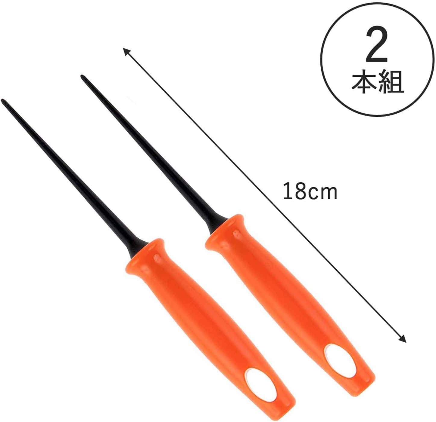Shimomura Planning 32877 Hot Plate Scratch Resistant Octopus Picks, Set of 2, Made in Japan, Dishwasher Safe, Heat Resistant, Won'T Damage Hot Plates, Takoyaki, Easy to Rebound, round Tip, Kids image number 1