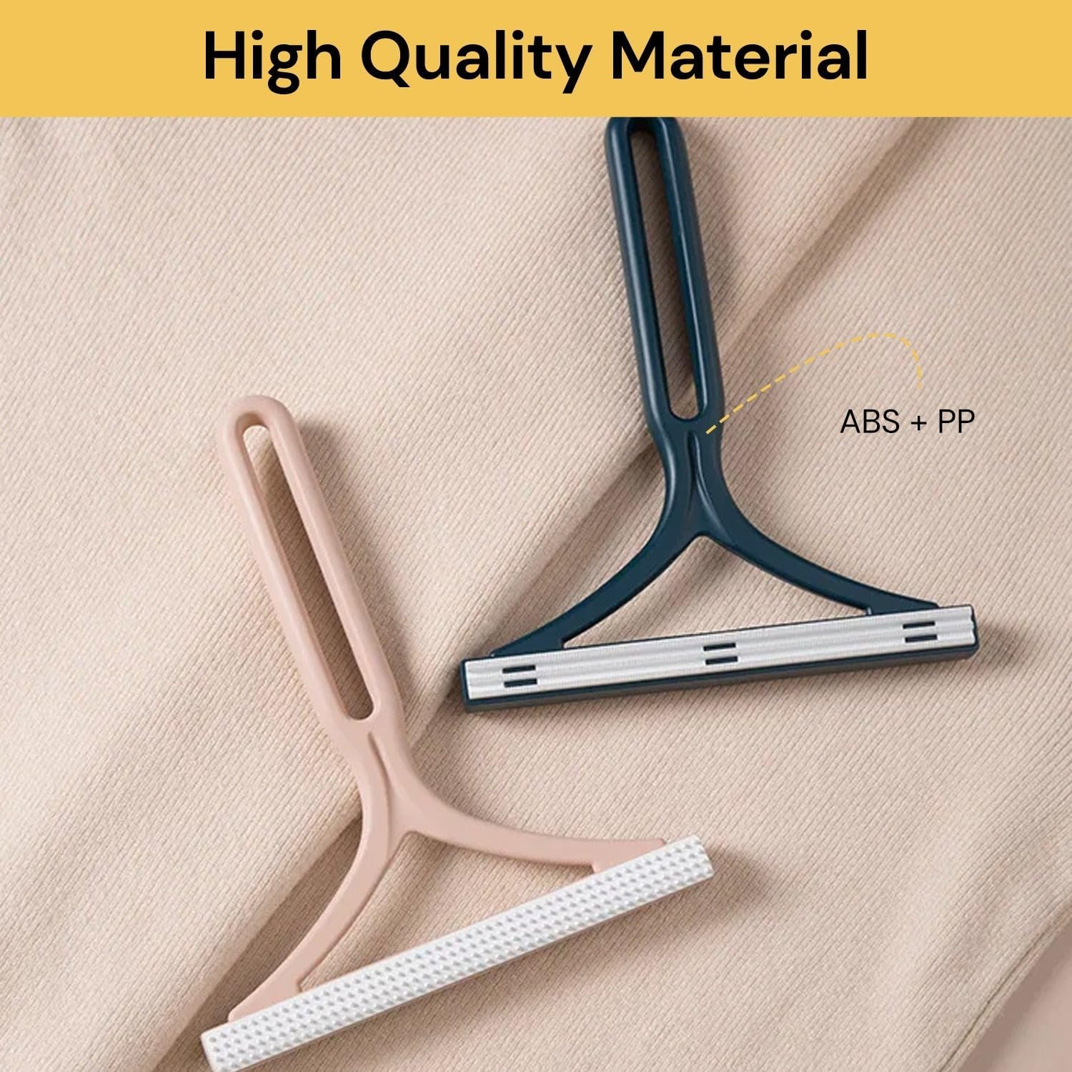 EZONEDEAL Lint Remover Pet Dog Cat Hair Fur Cleaning Sofa Mat Sofa Fuzz Brush Shaver (Navy Blue) image number 2