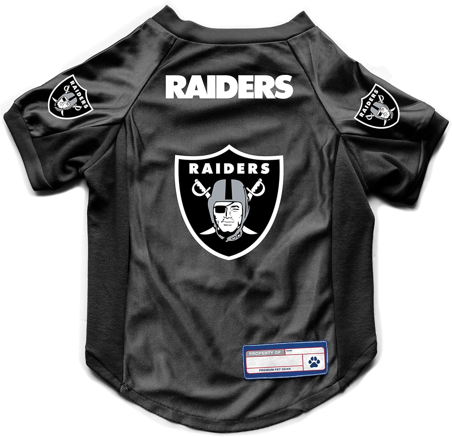 Littlearth NFL Las Vegas Raiders Unisex Pet Stretch Jersey, Team Color, L image number 3
