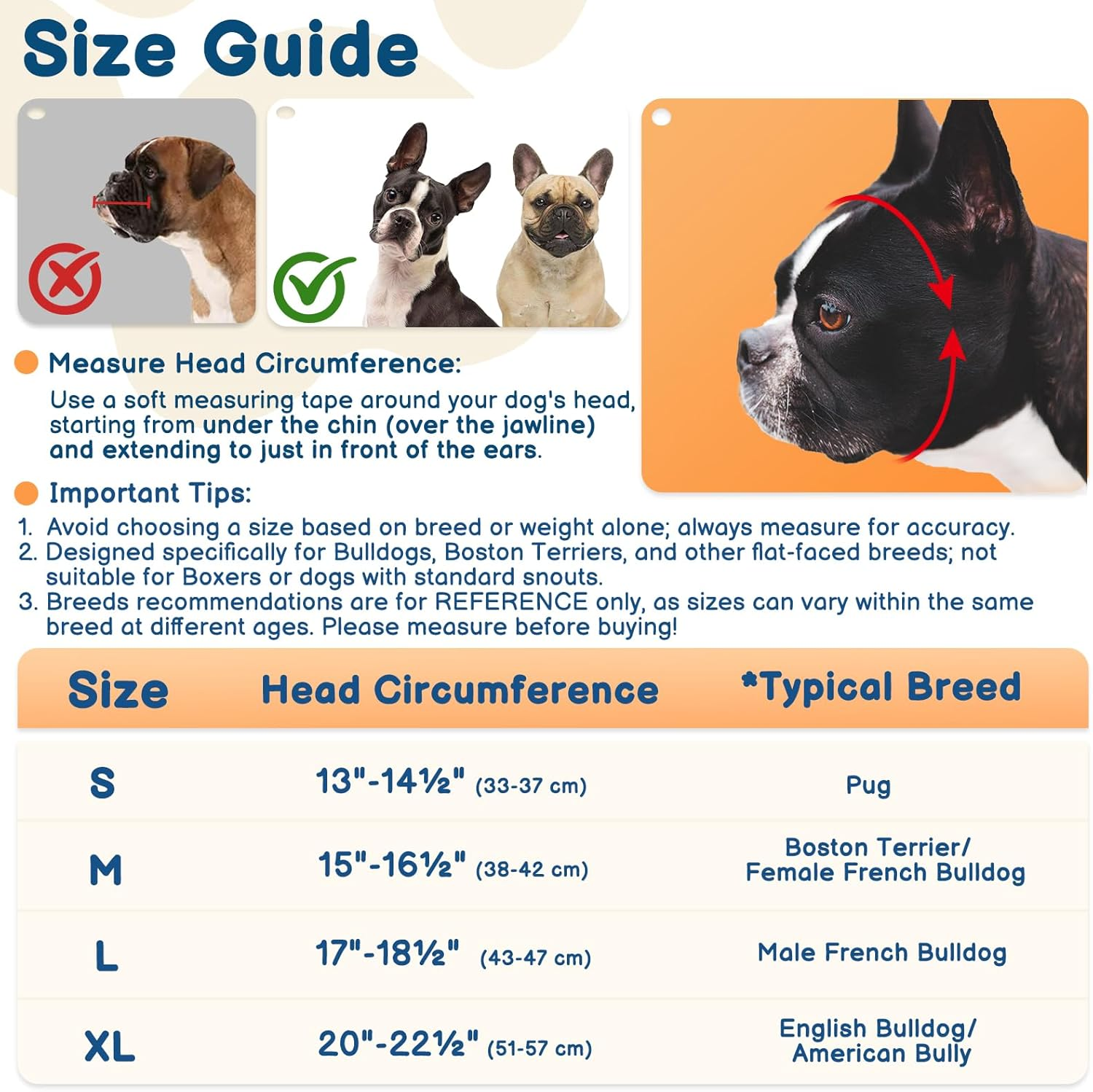 BARKLESS Dog Muzzle for Short Snout, Soft Frenchie Muzzle for Biting, Chewing, Licking for French Bulldogs Boston Terriers, Ideal for Flat-Faced Aggressive Dogs Grooming Walking, Allows Drinking image number 3