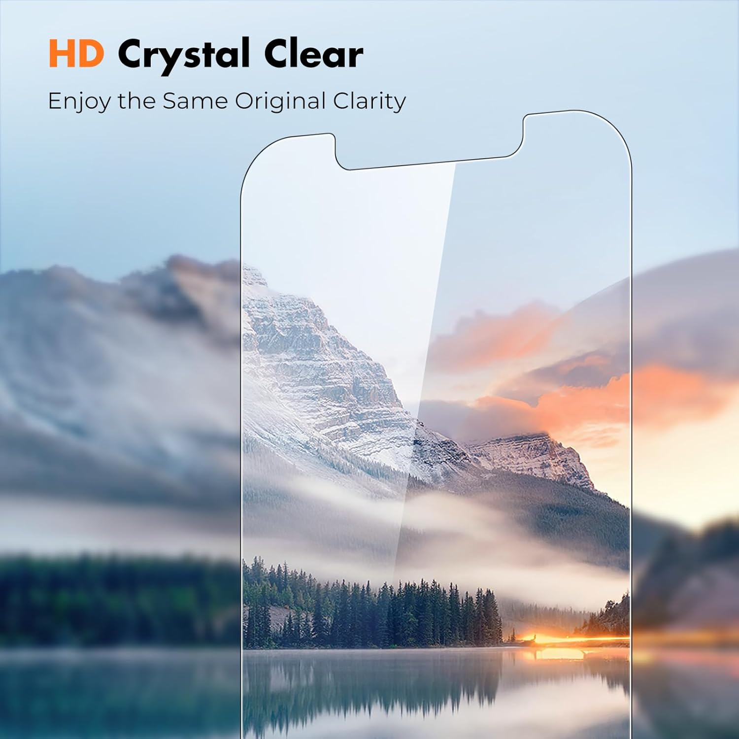 Unbreakcable Tempered Glass Screen Protector for Iphone 12 and 12 Pro, Pack of 3, 9H Hardness Protective Glass, 2.5D Double Defense Screen Protector, Scratch-Resistant, Anti-Fingerprint And image number 2
