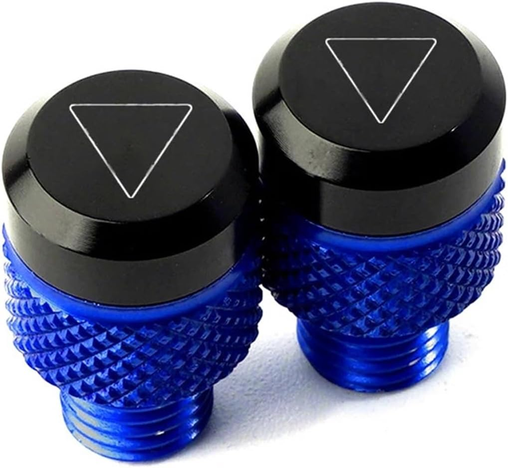 Jininshengxindianzi Compatible with Triumph Trident 660 Tiger 800 900 GT Speed Triple 1050 Street Triple 675/R Motorcycle M10*1.25 CNC Mirror Hole Plugs Bolts (Color : Black-Triumph) image number 2