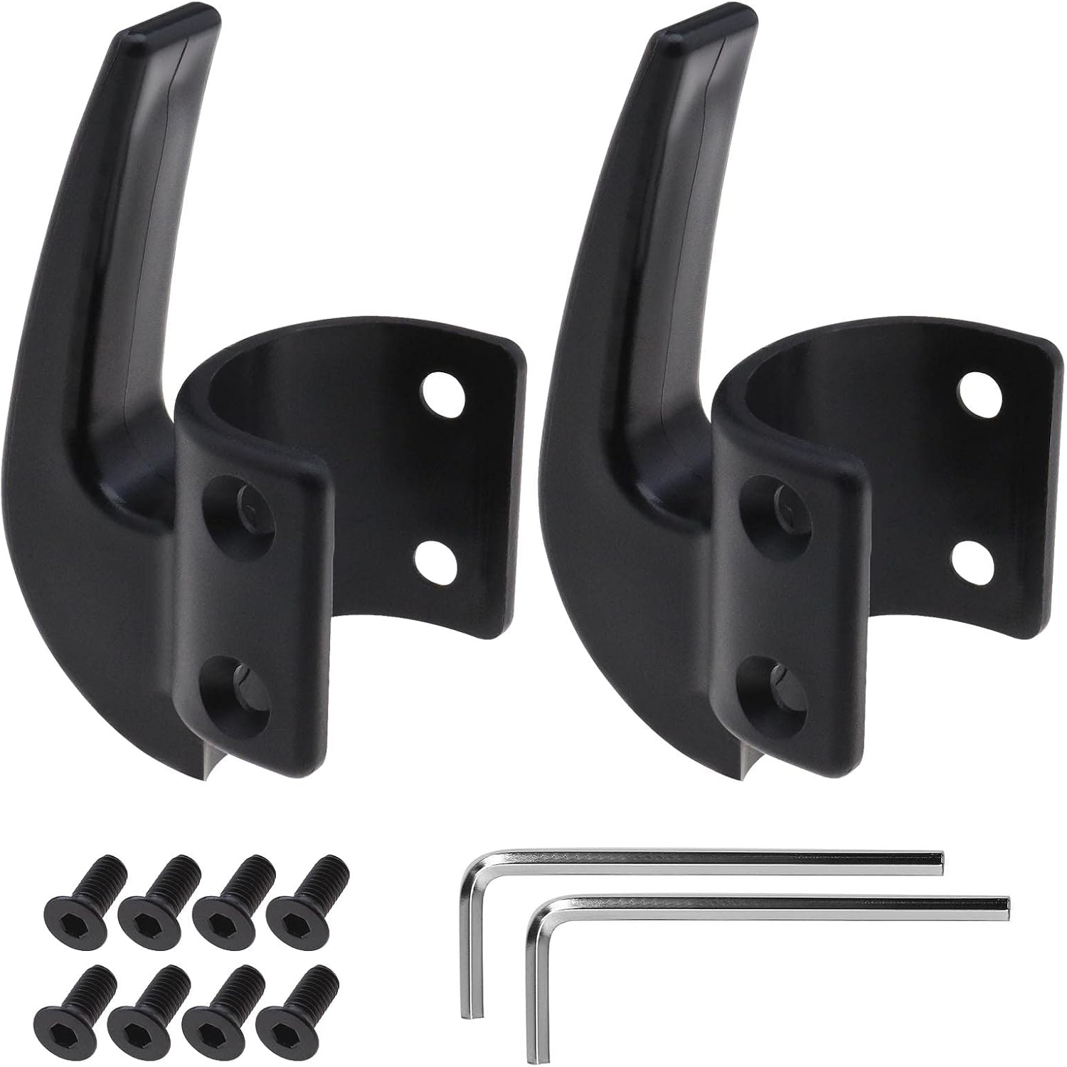 SING F LTD 2 Sets Electric Scooter Front Hook Multifunctional Hook Accessories Gadget Bag Claw Front Hook Compatible with Ninebot Max G30 image number 5