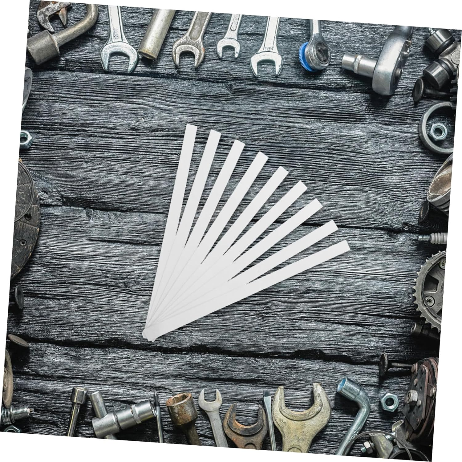 SUPVOX 10Pcs Reflective Adhesive Speed Tester Tape Easy to Use Weather Resistant Improved Visibility for Tachometers and Speed Testers Versatile Cutting for Various Applications image number 5