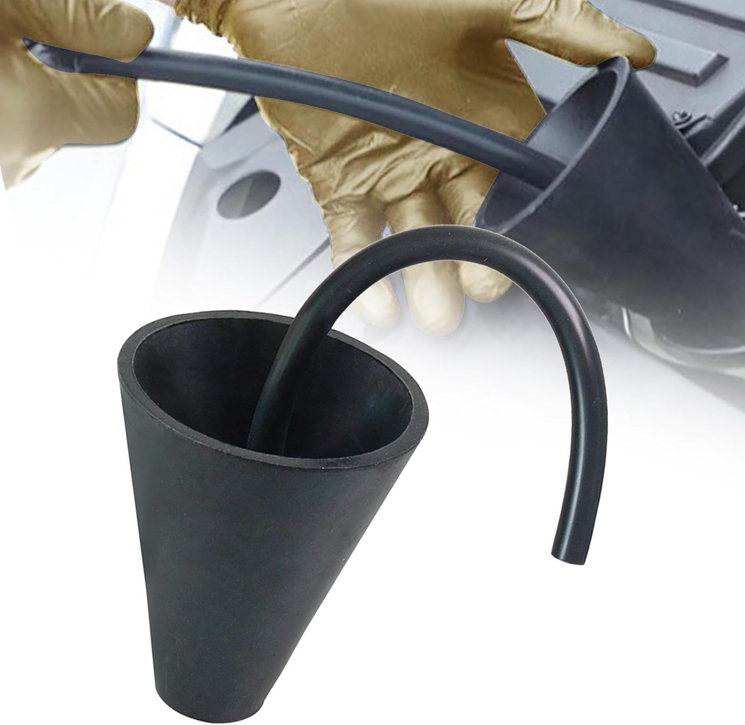 Automotive Smoke Machine Cone Adapter Easy to Use Vehicle Smoke Testing Parts Boot Adapter Silicone for Exhaust Intake image number 5