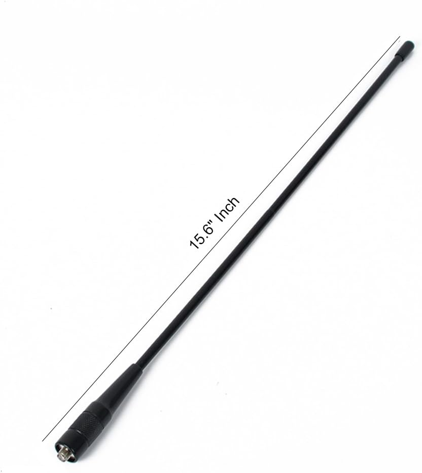 2M/70Cm Antenna HYS-771N 15.6-Inch Whip VHF/UHF (144/430Mhz) Antenna Sma-Female for Anytone, Baofeng, and Yaesu image number 6