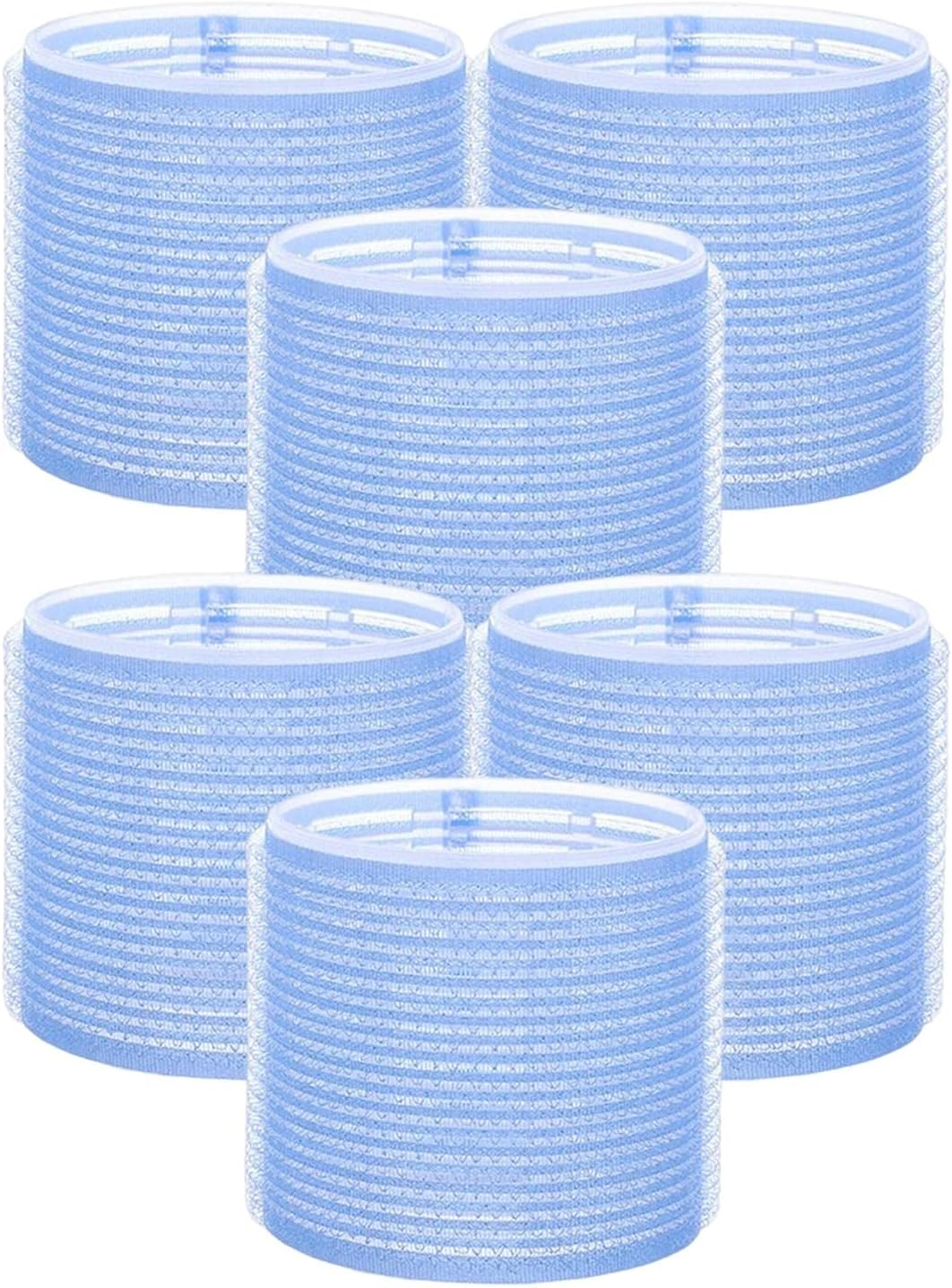 Eigell 6 Pieces Bangs Roll, Styling,Hair Dressing,Curlers,Rollers, Self Adhesive Salon Curly DIY Random Color, Dia 6.4Cm image number 5