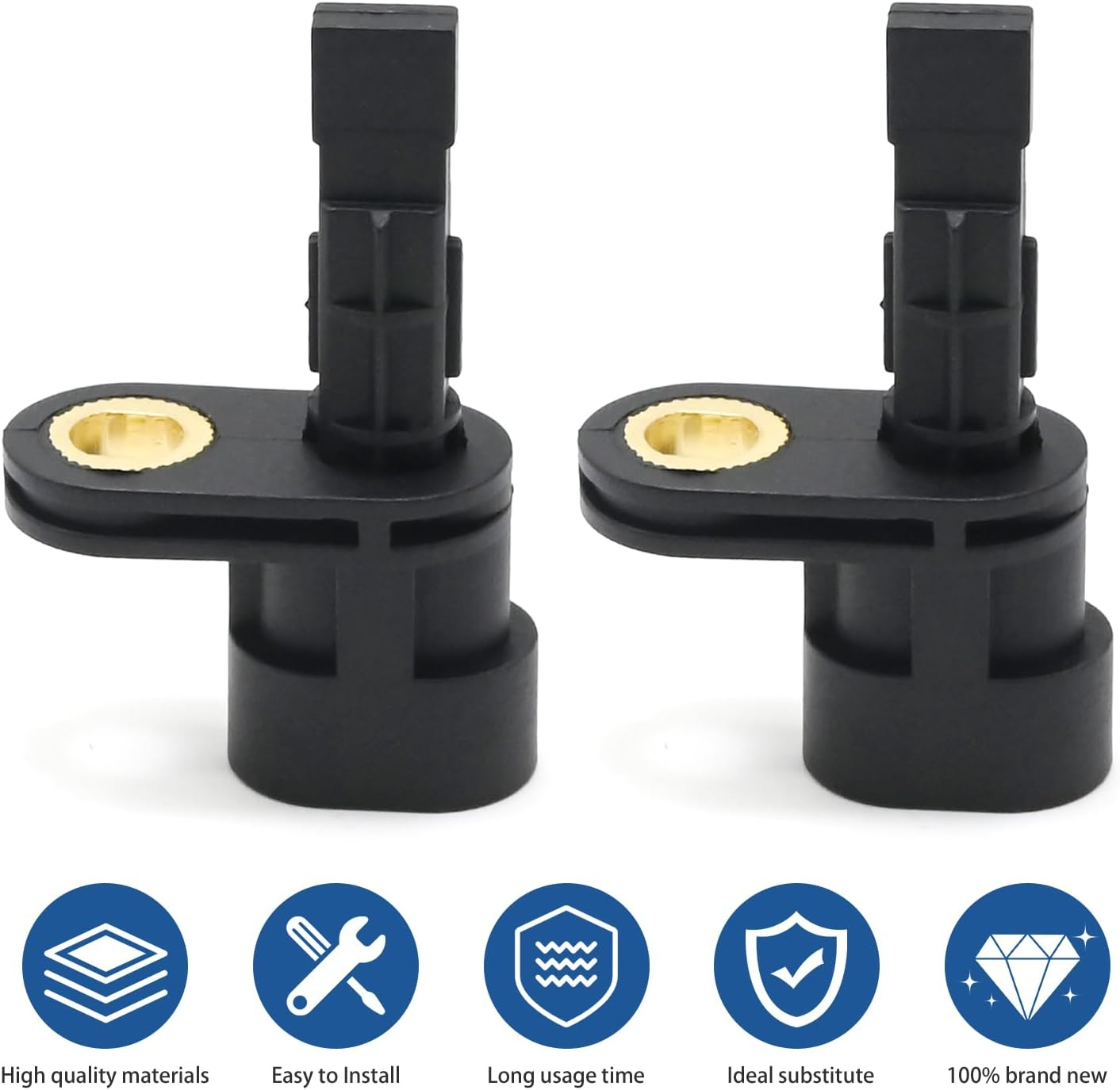 2Pcs Rear ABS Wheel Speed Sensor 92211237, Replacement for Holden Commodore VE 2006-2013 V6 V8 SS SV6 SSV image number 3