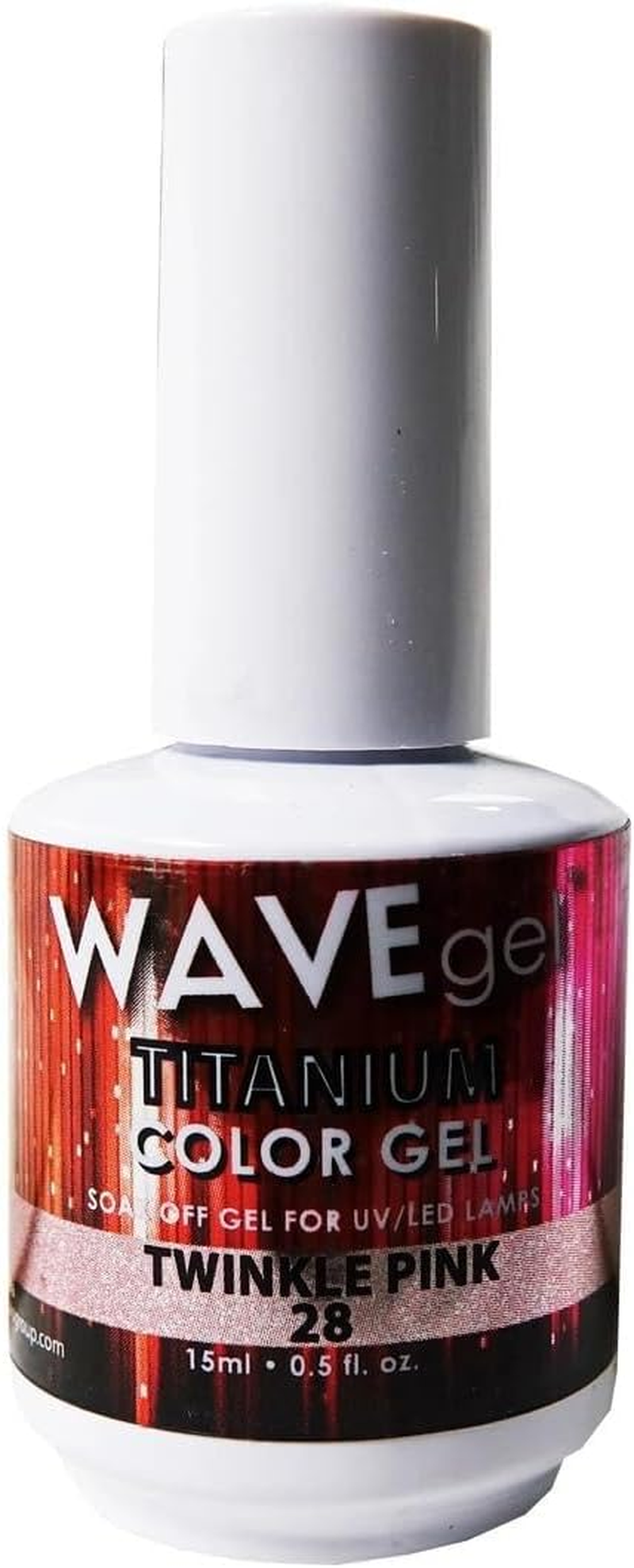 WAVE Gel Titanium 28 Twinkle Pink 15Ml