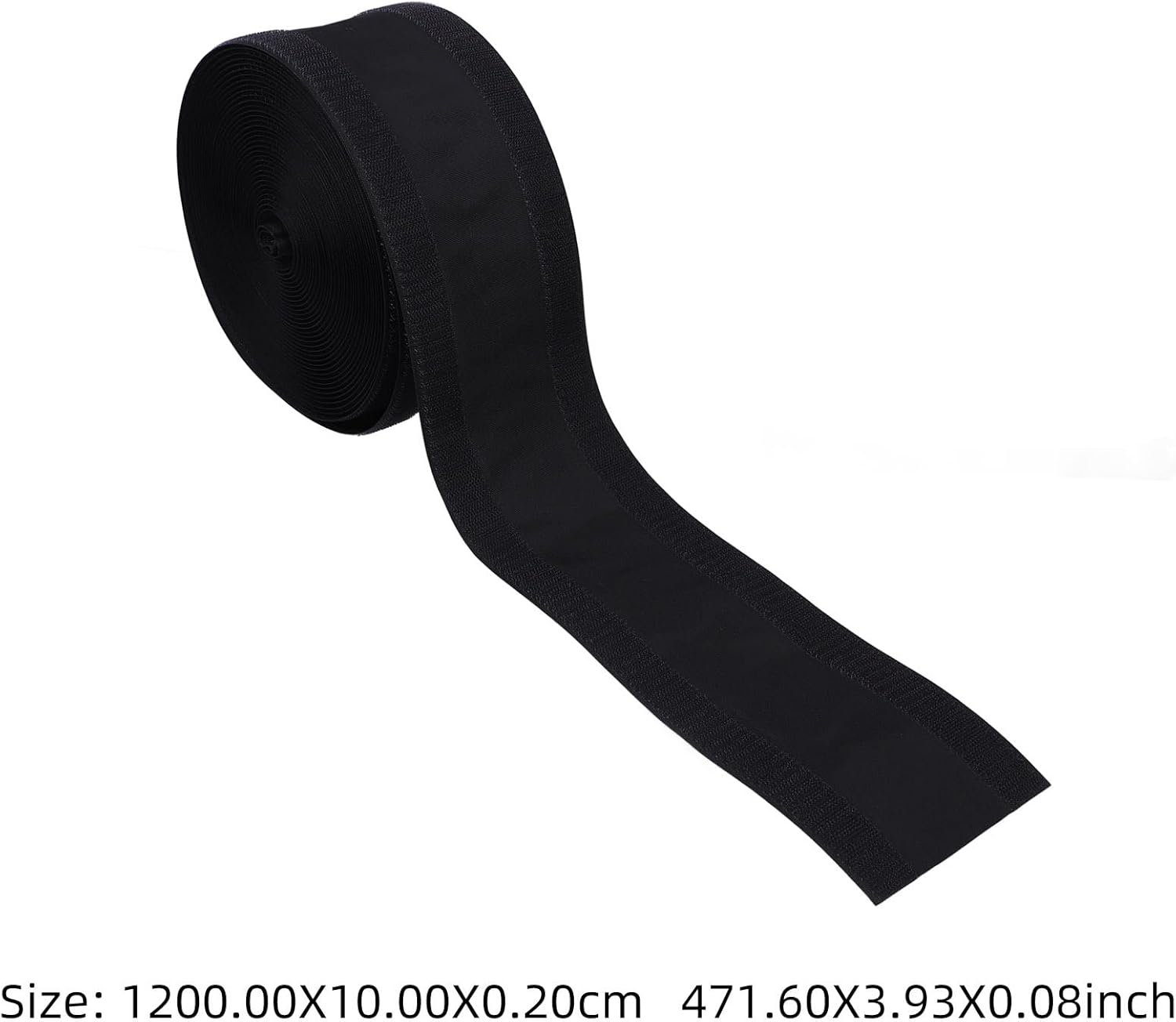 POPETPOP Cable Floor Strip Cord Cover: 12M Floor Cord Cover Wire Carpet Cable Management - Black Wire Cover for Floor, Protect Cords and Prevent a Trip Hazard for Home Office image number 3