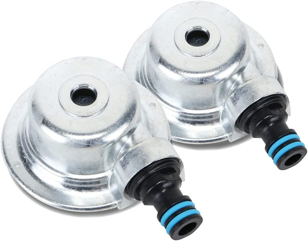 [2PCE] Garden Greens Zinc Alloy Dome Sprinkler with Snap-On Fitting Connector, Efficient Irrigation Made Easy image number 5