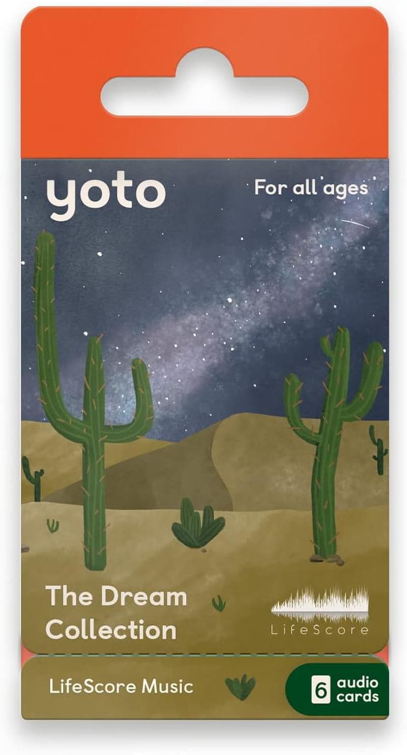 Yoto the Dream Collection by Lifescore &ndash; 6 Kids Musical Cards for Use with Player & Mini Audio Player, Educational Screen-Free Listening with Relaxing Naptime & Bedtime Music for Winding Down