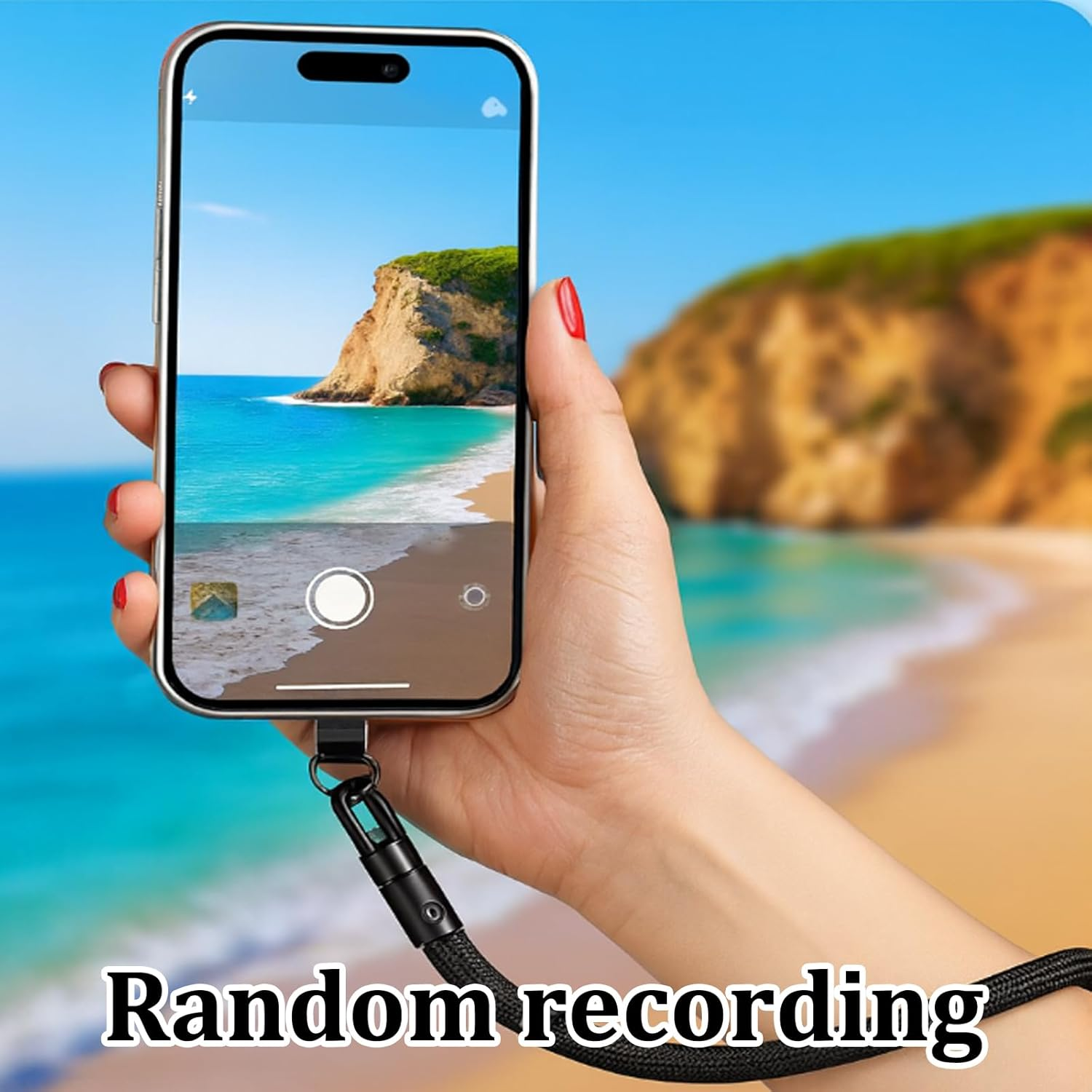 4 Pack Adjustable Phone Lanyard, anti Theft Wrist Strap for Smartphones and Cameras, Universal Phone Strap with Quick Release Buckle, Durable Mobile Phone Accessory for Travel and Workouts image number 1