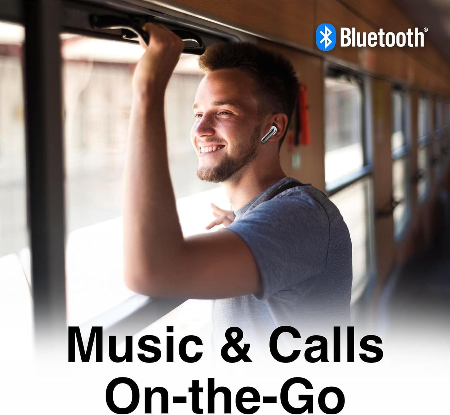 Laser Noise Cancelling TWS Earbuds, Active Noise Cancellation, Bluetooth 5.4, 12 Hrs Playtime, USB C Charging, Voice Assistant - Compatible with Smartphones, Tablets, Laptops, Pcs, Tvs image number 6