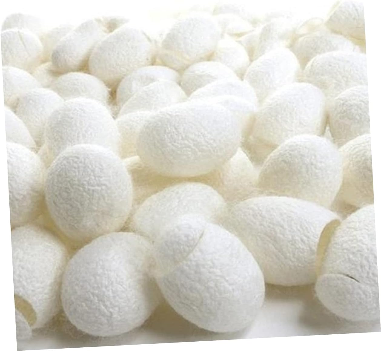 Beavorty Natural Silkworm Facial Cleaning Balls 200Pcs Organic Skin Care Scrub for Exfoliation and Blackhead Removal Suitable for Sensitive Skin Daily Beauty Routine image number 2