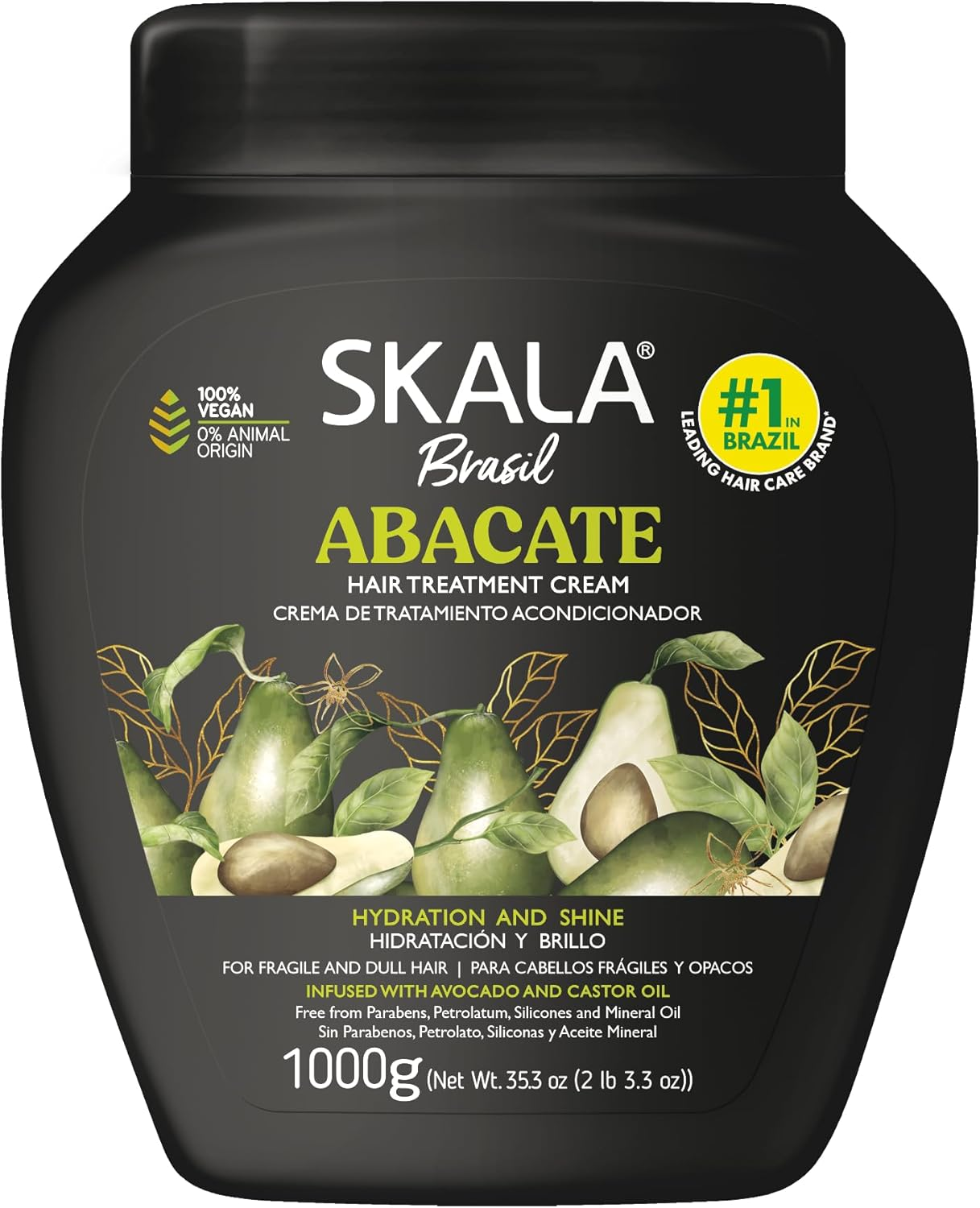 Skala Brasil Abacate Hair Treatment Conditioning Cream 1000G