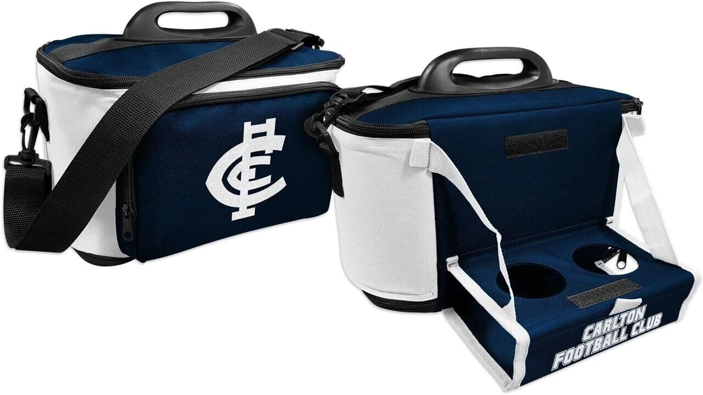 Carlton Blues AFL Footy Cooler Bag with Tray