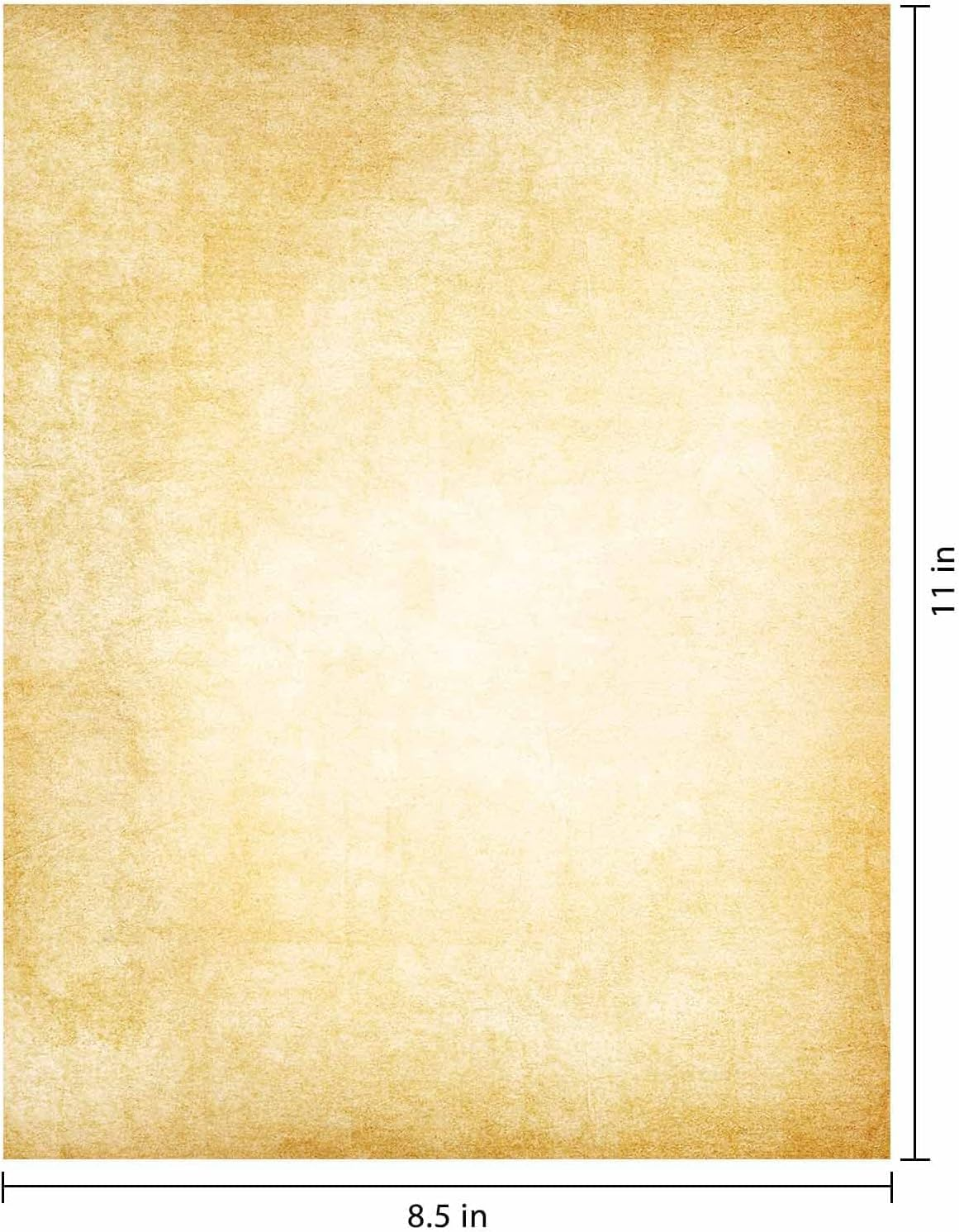 50 Sheets Vintage Design Paper, Old Looking Antique Stationery Parchment Paper, Double Sided A4 Printing Writing Paper for Invitation Resume Award Diploma Art Certificate Letters Crafts (8.5 X 11 In) image number 2