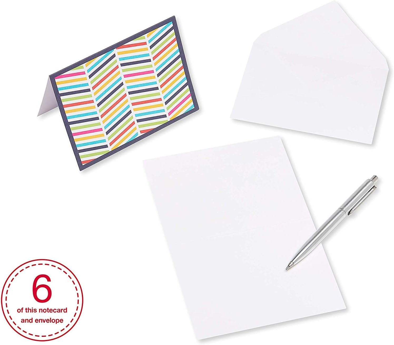 American Greetings Blank Cards Assortment with Envelopes, Bright Patterns (30-Count)
