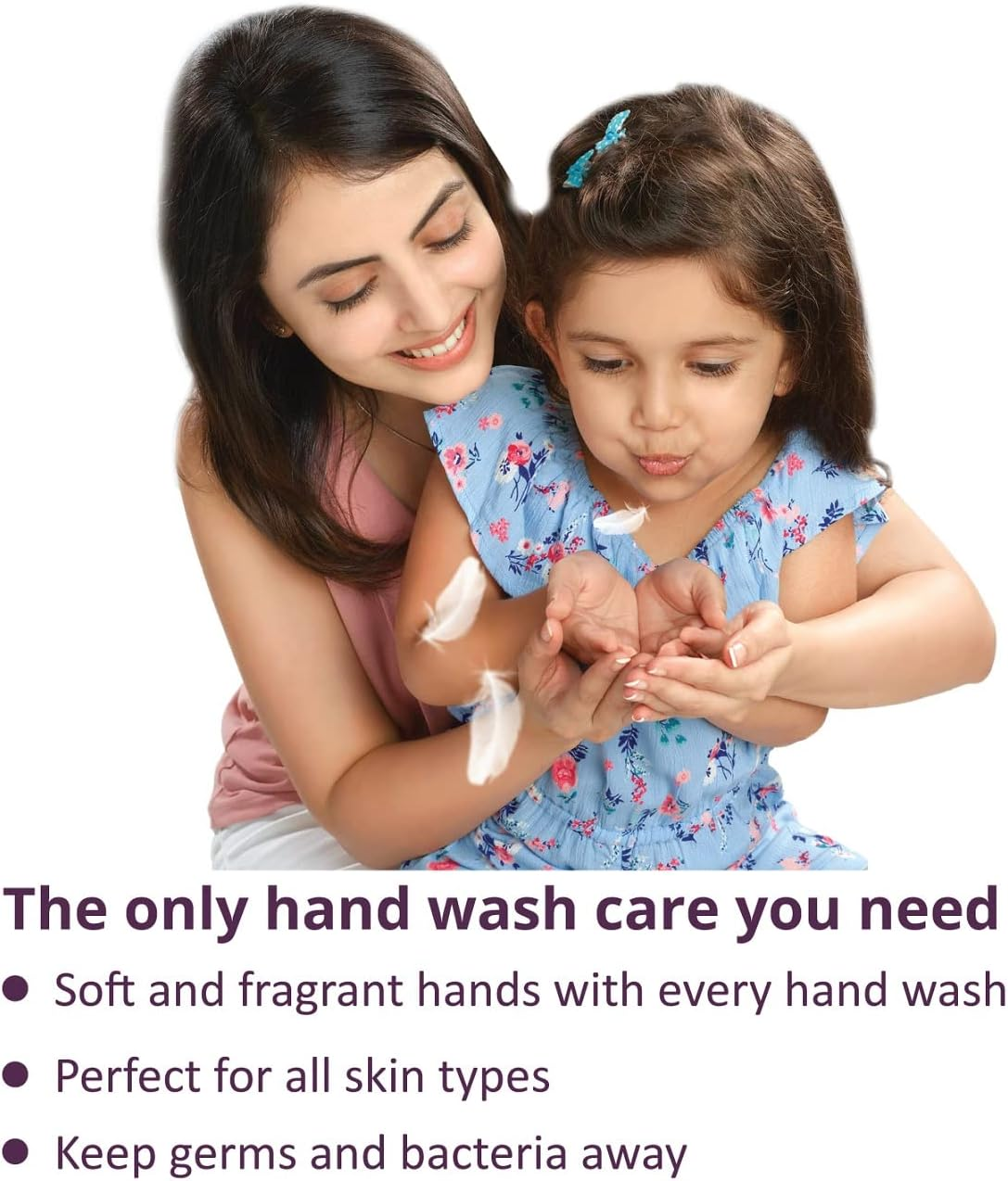 Santoor Cr&egrave;me Handwash 200Ml, Pack of 4 with Touch of Lotion| Made with Berries & Tulsi| Rich Lathering Formula with Anti-Bacterial Properties| Soft on Hands| Soothes & Hydrates Skin image number 4