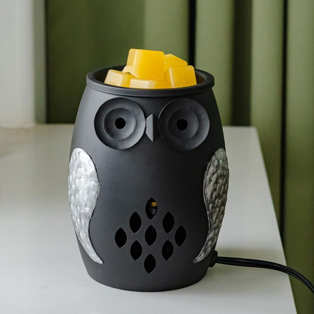 Owl Night Light Dimmable Owl Wax Melt Warmer Candle Melter (Timed Edition UK) image number 6