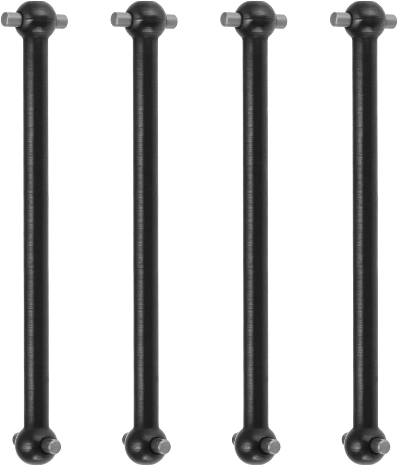 4Pcs RC Car Drive Shafts 63Mm/57Mm Dog Bone Drive Shaft Centre Drive Joint Accessory Suitable for Common 1:6 1:8 1:10 1:12 RC Car Models image number 1