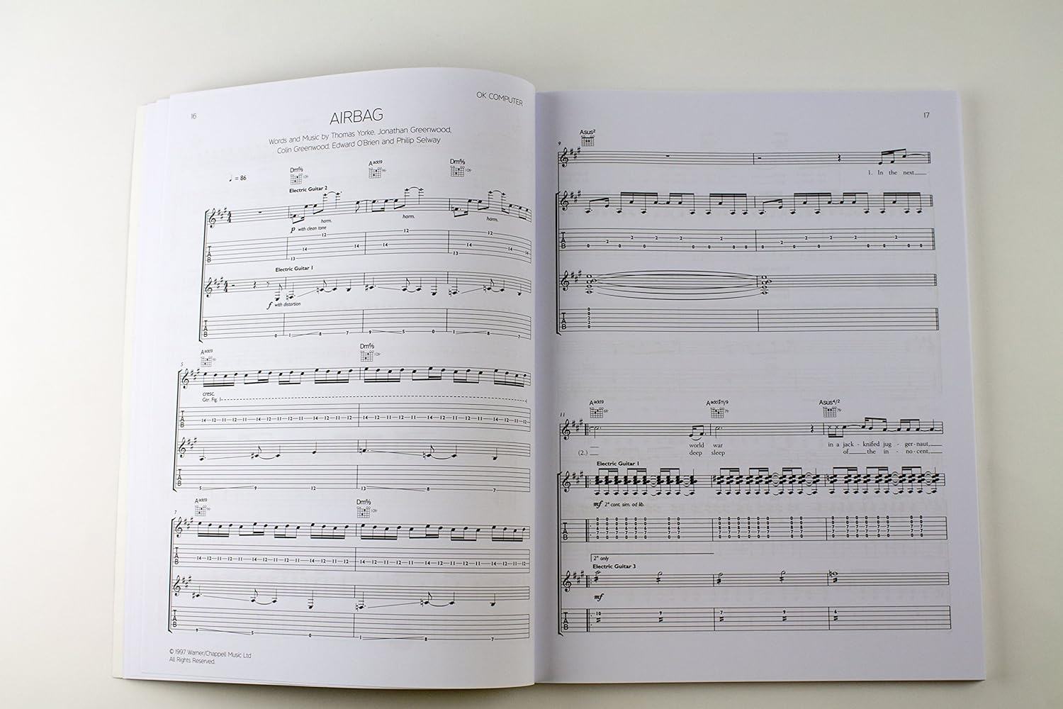 Radiohead: the Electric Guitar Songbook image number 3