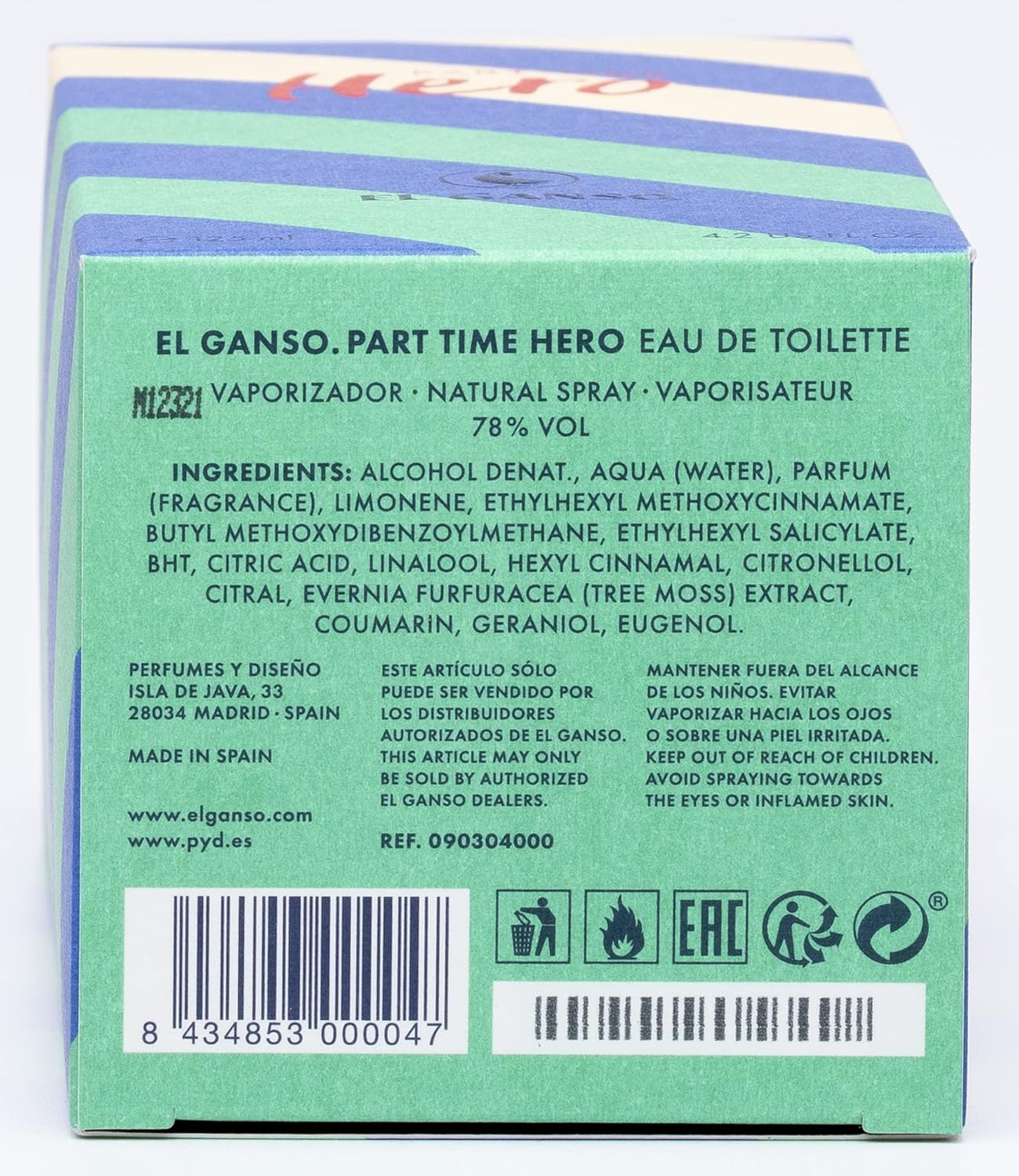 El Ganso Part Time Hero Eau De Toilette Spray 125Ml image number 5