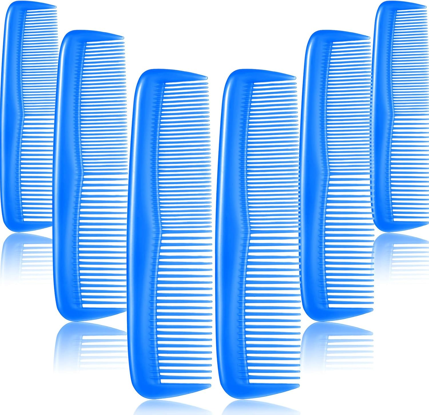 Colorful Hair Combs Set, Hair Combs Set, Hair Combs for Women and Men, Colorful Coarse, Fine Dressing Comb (12 Pieces, Black)