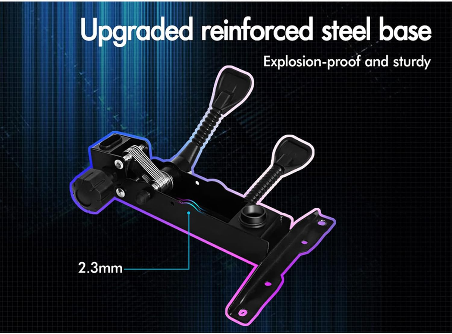 ALFORDSON Gaming Chair with Massage and 150&deg; Recline, Ergonomic Executive Office Chair PU Leather with Footrest, Adjustable Height Racing Chair with SGS Listed Gas Lift, Max 180Kg(Blue) image number 1